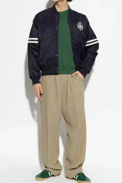 Lacoste ZIELONY Bluza z wyszytym logo