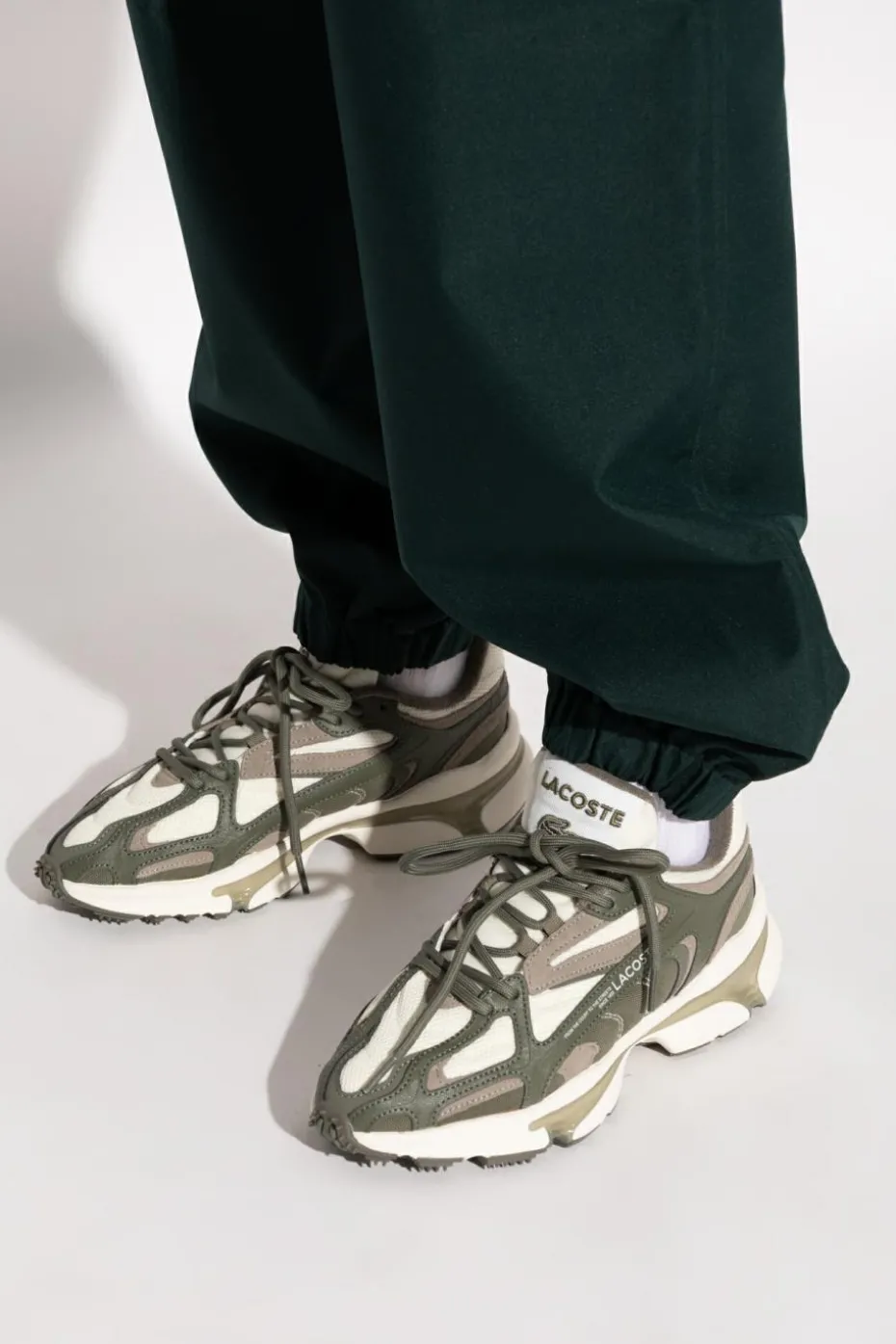 Lacoste ZIELONY Buty sportowe `L003`