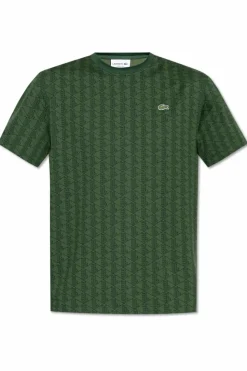 Lacoste ZIELONY T-shirt z logo