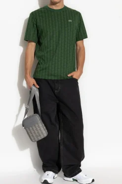Lacoste ZIELONY T-shirt z logo