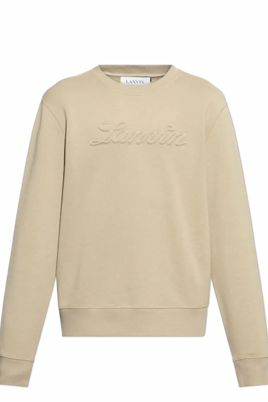 Lanvin beżowy Bluza z logo