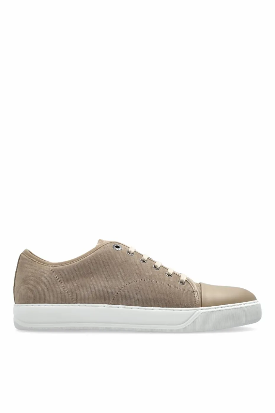 Lanvin beżowy Zamszowe buty sportowe