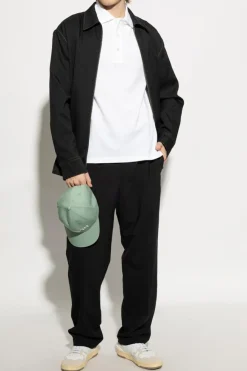 Lanvin BIAŁY Bawełniane polo
