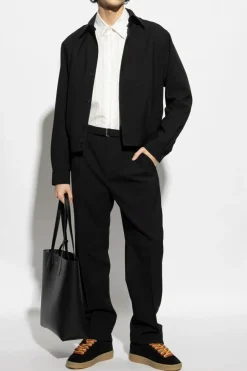Lanvin BIAŁY Koszula w prążki