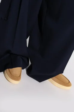 Lanvin BRĄZOWY Zamszowe buty