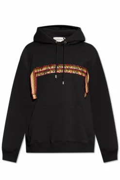 Lanvin CZARNY Bluza z kapturem