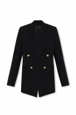 Lanvin CZARNY Dwurzędowa marynarka