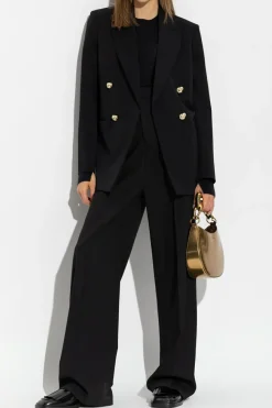 Lanvin CZARNY Dwurzędowa marynarka