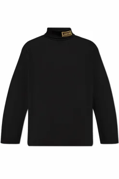 Lanvin CZARNY Golf z logo