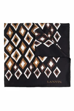 Lanvin CZARNY Jedwabna chusta