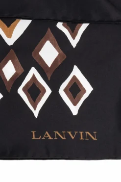 Lanvin CZARNY Jedwabna chusta