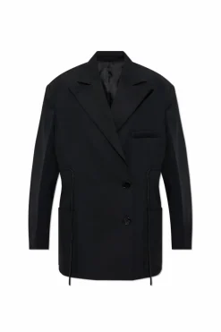 Lanvin CZARNY Marynarka z trokami w talii