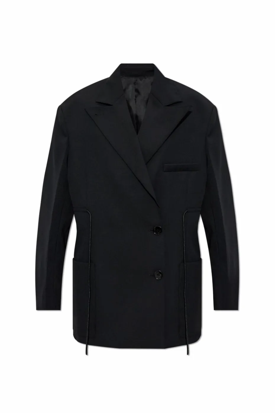 Lanvin CZARNY Marynarka z trokami w talii