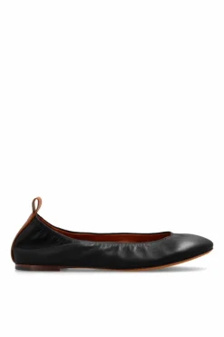 Lanvin CZARNY Skórzane baleriny
