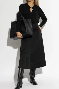 Lanvin CZARNY Top z wycięciem