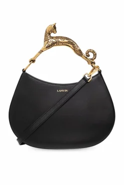 Lanvin CZARNY Torba ‘Cat PM’ typu ‘hobo’