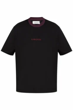 Lanvin CZARNY T-shirt z logo