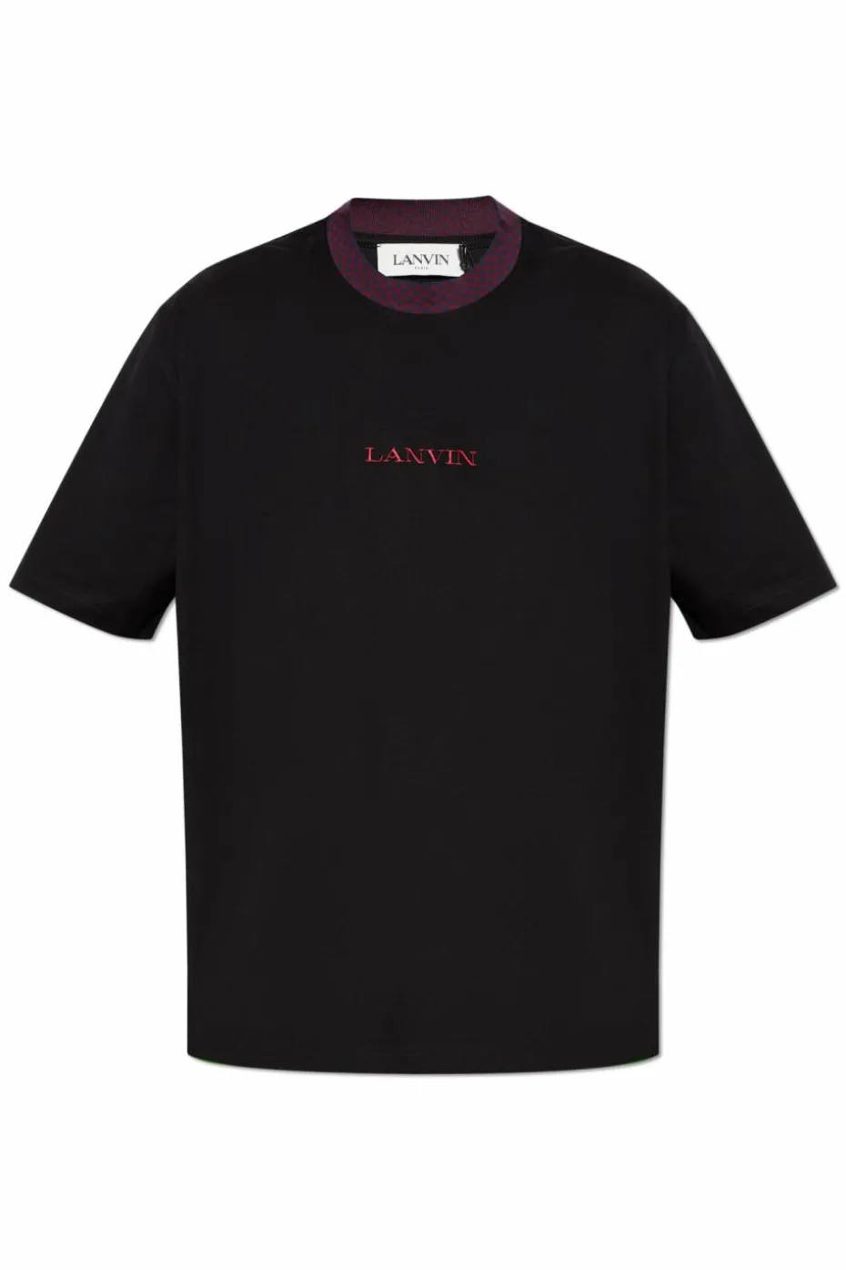 Lanvin CZARNY T-shirt z logo