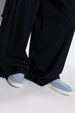 Lanvin jasnoniebieski Zamszowe buty