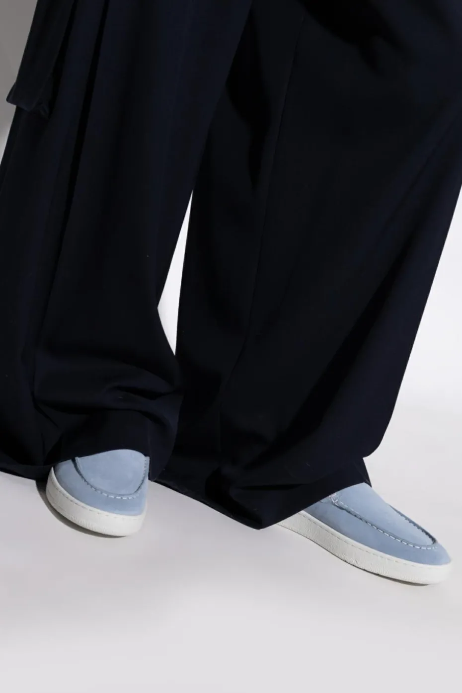 Lanvin jasnoniebieski Zamszowe buty