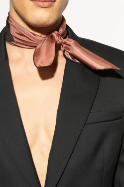 Lanvin RÓŻOWY Jedwabna apaszka