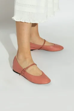 Lanvin RÓŻOWY Skórzane baleriny
