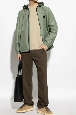 Lanvin ZIELONY Kurtka z logo