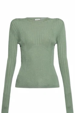 Lanvin ZIELONY Sweter o dopasowanym kroju