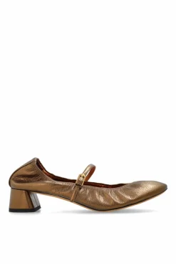 Lanvin ZŁOTY Buty na obcasie `Mary Jane`