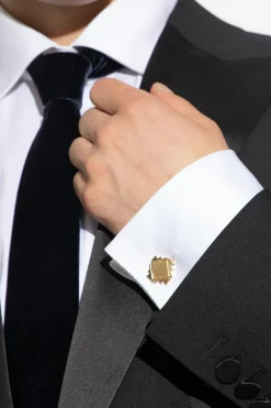 Lanvin ZŁOTY Spinki do mankietów