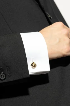 Lanvin ZŁOTY Spinki do mankietów