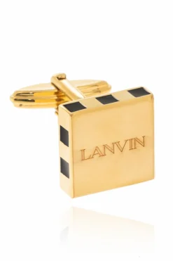 Lanvin ZŁOTY Spinki do mankietów