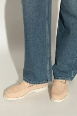 Le Silla RÓŻOWY Skórzane buty