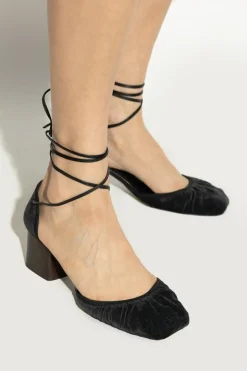 Lemaire GRANATOWY Buty na obcasie `Micro`