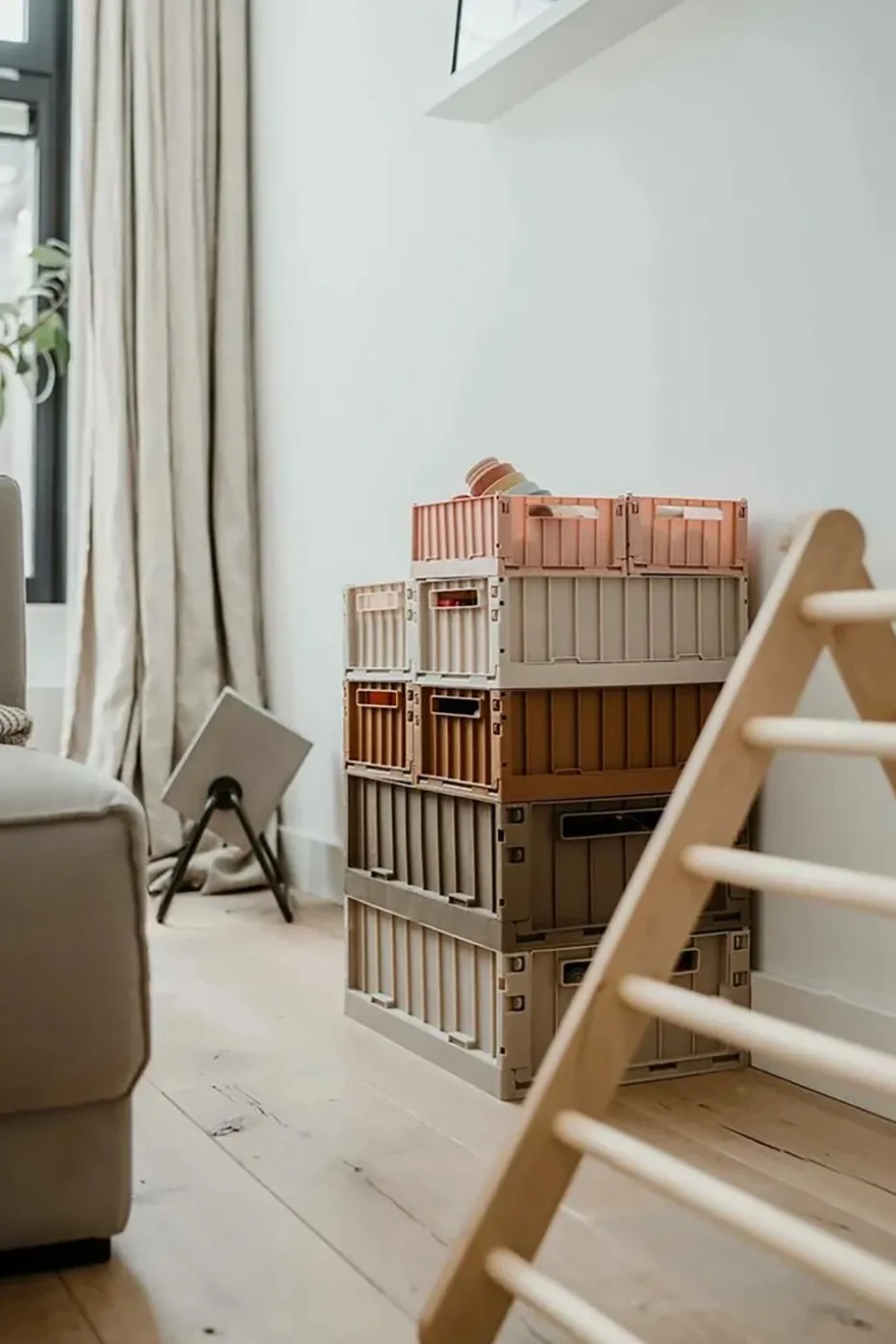 Liewood beżowy Składane pudełka do przechowywania `Weston Small`
