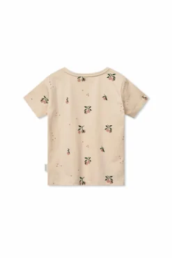 Liewood kremowy T-shirt z nadrukiem
