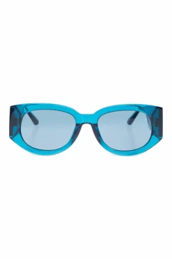 Linda Farrow NIEBIESKI Okulary przeciwsłoneczne