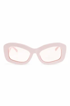 Linda Farrow RÓŻOWY Okulary przeciwsłoneczne