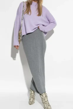 Lisa Yang FIOLETOWY Sweter `Sandy`