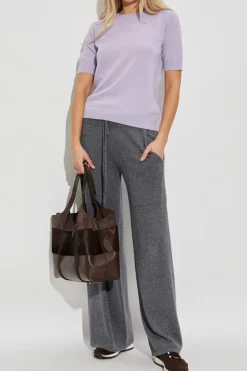 Lisa Yang FIOLETOWY Top `Kenza`