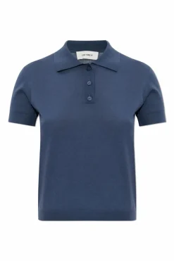 Lisa Yang GRANATOWY Polo `Nai`