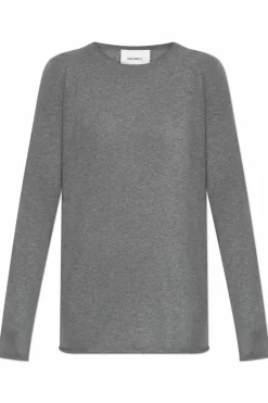 Lisa Yang SZARY Sweter `Maurie`