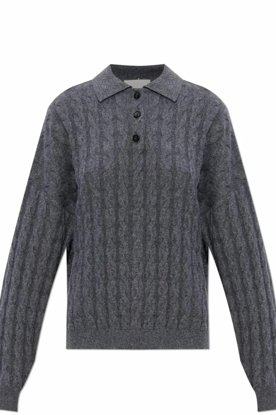 Lisa Yang SZARY Sweter `Magnolie`