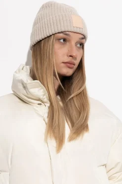 Loewe beżowy Kaszmirowa czapka