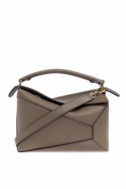 Loewe BRĄZOWY Torba do ręki `Small Puzzle`