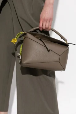 Loewe BRĄZOWY Torba do ręki `Small Puzzle`