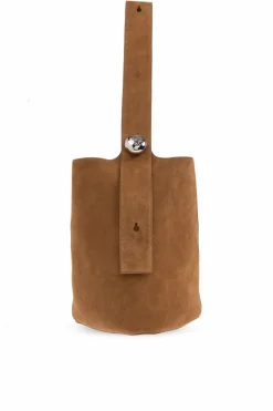 Loewe BRĄZOWY Torba na ramię `Cubi Small`
