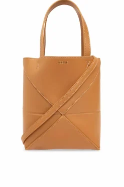 Loewe BRĄZOWY Torba na ramię ‘Mini Puzzle Fold’