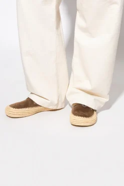 Loewe BRĄZOWY Zamszowe buty `Rio`