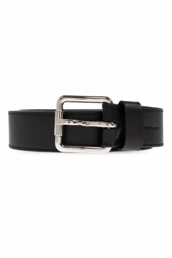 Loewe CZARNY Skórzany pasek